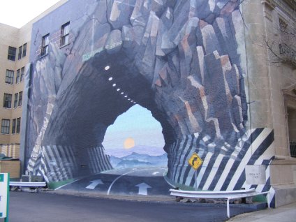 Tunnel Vision mural