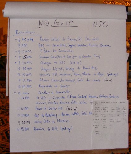 NSO list of events