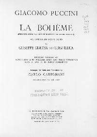 La bohme Title Page 152 kB