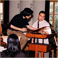 Jun Qian and conductor