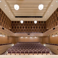 Hatch Recital Hall - view from stage Hatch Recital Hall - view from stage