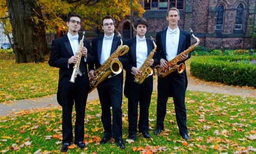 Project Fusion members are, from left, Dannel Espinoza, Matt Evans, Matt Amedio,and Michael Sawzin