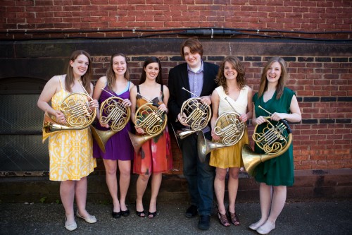 image of 6 horn players