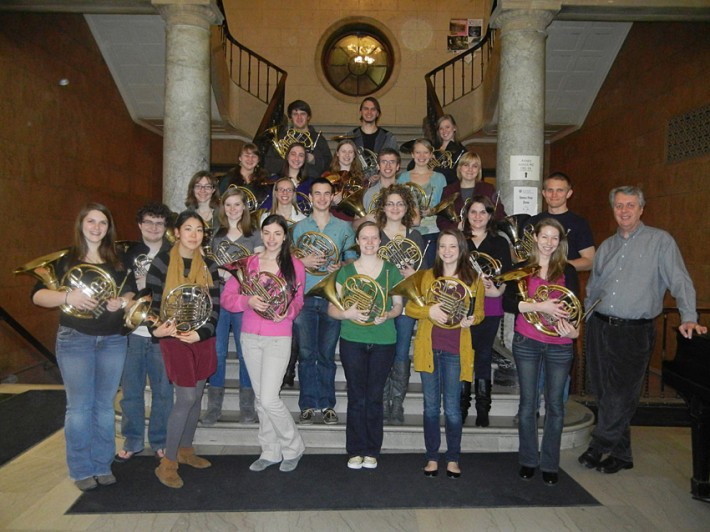 Eastman School of Music 2012-2013 Horn Studio photo