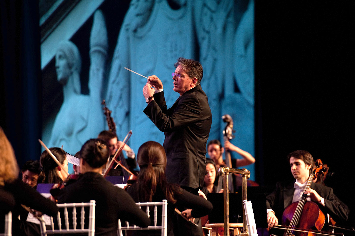 Dean Lowry Conducting at the VIP Gala
