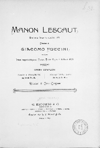 Manon Lescaut Title Page 168 kB