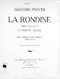 La Rondine Title Page 154 kB