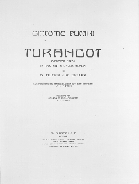 Turandot Title Page 138 kB