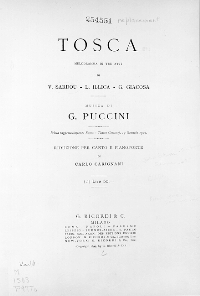 Tosca Title Page 141 kB