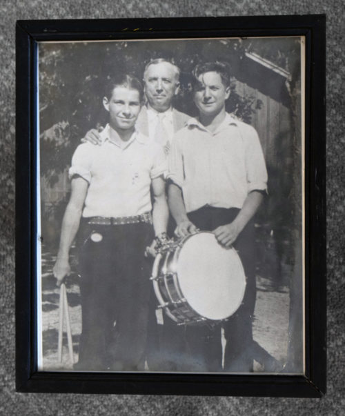 The young Fennell with his friend Bill Ludwig and Mr. Ludwig (Bill’s father), taken at the National Music Camp.