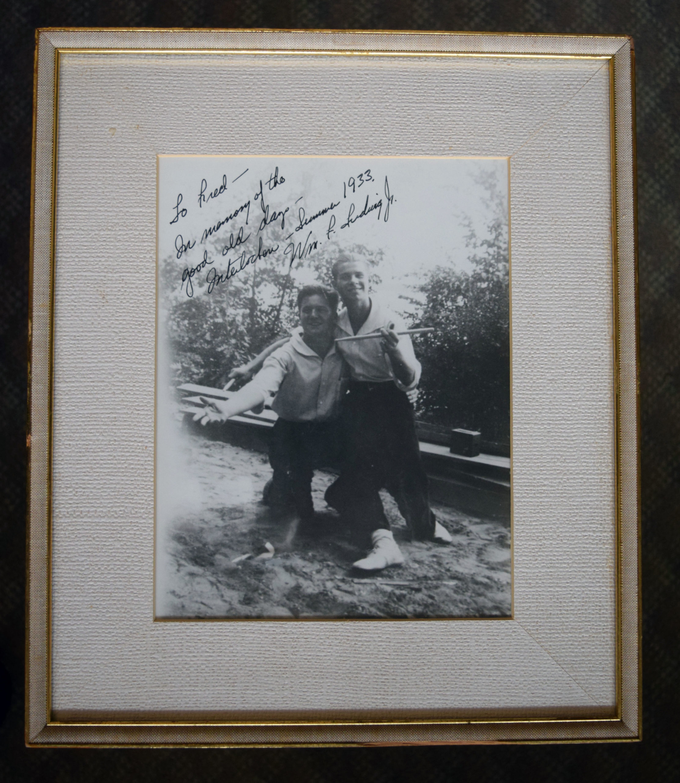 Fennell with Bill Ludwig (1933) Fennell with Bill Ludwig (1933)