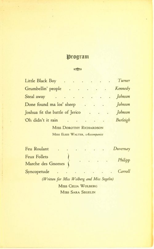 1926 March 16 The Tuesday Musicale Members Recital page 3 1926 March 16 The Tuesday Musicale Members Recital page 3