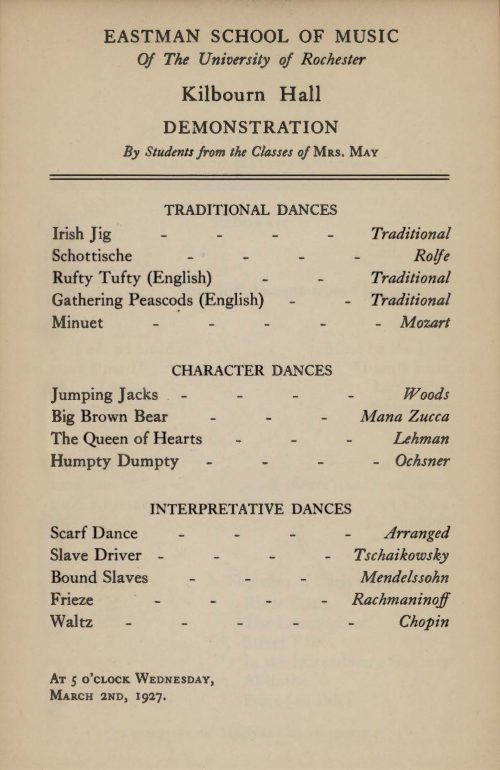 1927 March 2 Dance Demonstration