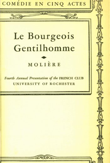 1931 18 April Le bourgeois gentilhomme_Page_1 1931 18 April Le bourgeois gentilhomme_Page_1