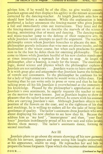 1931 18 April Le bourgeois gentilhomme_Page_4 1931 18 April Le bourgeois gentilhomme_Page_4