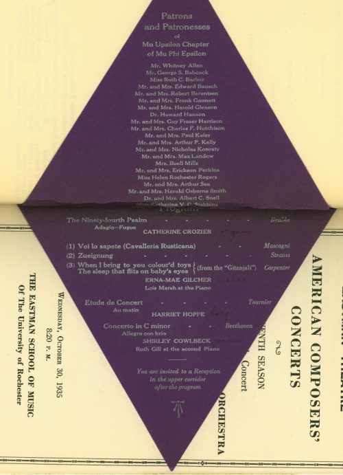 1935 Unique program for Mu Phi Epsilon Concert_Page_2