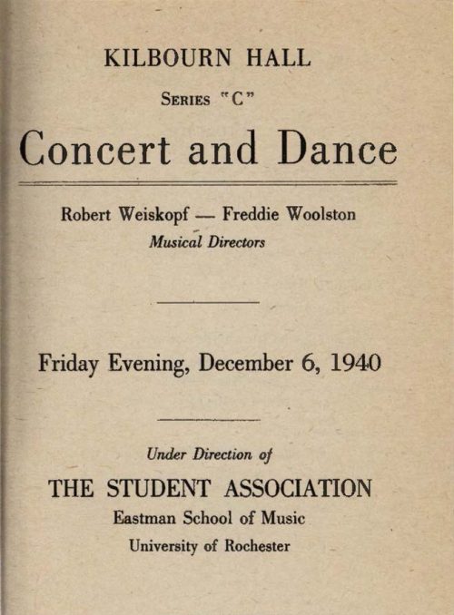 1940 December 6 Concert and Dance