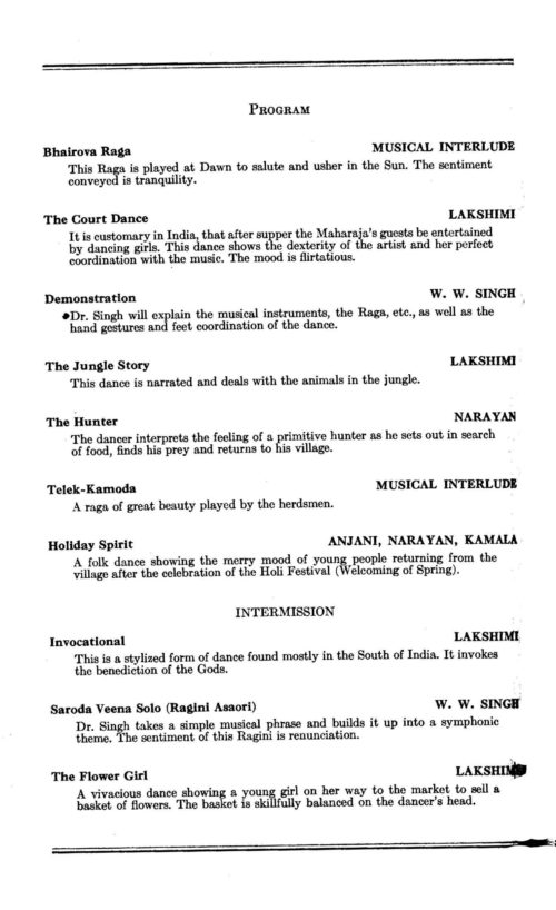 1949 November 15 Music and Dances of India_Page_2 1949 November 15 Music and Dances of India_Page_2