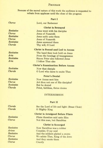 1950 April 3 St John Passion_Page_2 1950 April 3 St John Passion_Page_2
