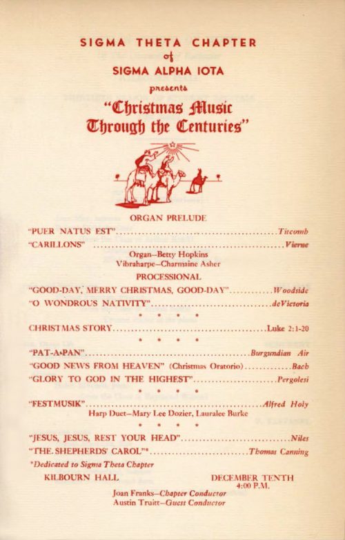 1950 December 10 Christmas Music Through the Centuries