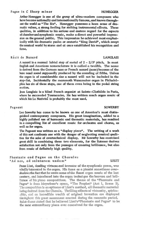 1954 November 8 Claire Coci Organ_Page_3 1954 November 8 Claire Coci Organ_Page_3