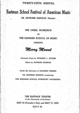 1955 May 16 and 17 Merry Mount page 1