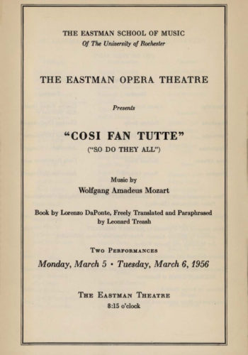 1956 March 5 and 6 Eastman Opera Theater Cosi fan Tutte_Page_1