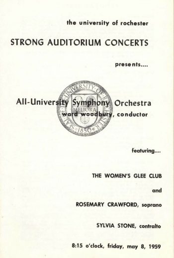 1959 May 8 All University Symphony Orchestra with Women's Glee Club_Page_1