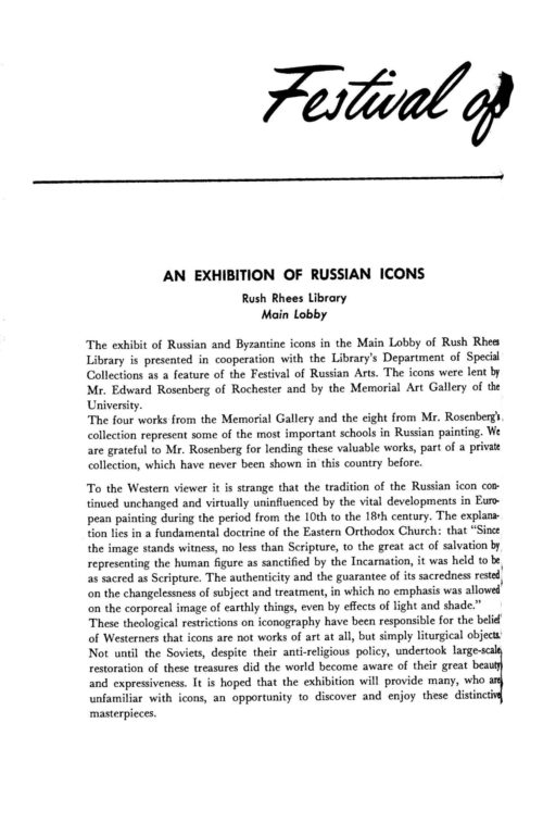 1960 November 11 Festival of Russian Art_Page_01 1960 November 11 Festival of Russian Art_Page_01