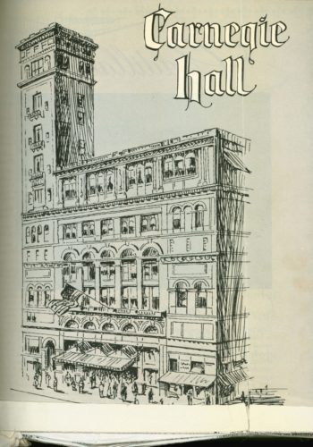1961 November 17 Eastman Wind Ensemble at Carnegie Hall page 1 1961 November 17 Eastman Wind Ensemble at Carnegie Hall page 1