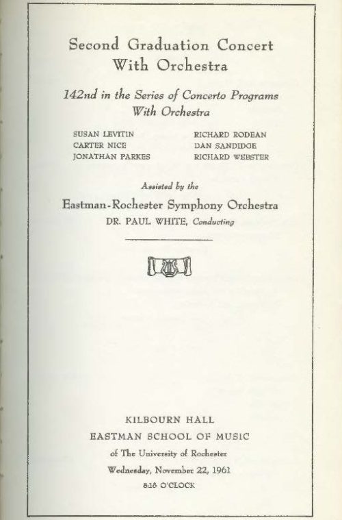 1961 November 22 Nice plays on donated Stadavarius with ESSO_Page_1 1961 November 22 Nice plays on donated Stadavarius with ESSO_Page_1