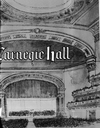 1962 November 16 Eastman Philharmonia at Carnegie Hall page 1