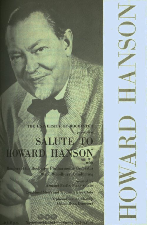 1963 November 17 Salute to Howard Hanson_Page_1 1963 November 17 Salute to Howard Hanson_Page_1
