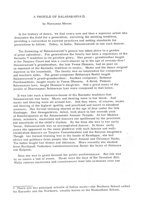 1965 November 2 Balasarasvati Classical South Indian Dance_Page_03 1965 November 2 Balasarasvati Classical South Indian Dance_Page_03