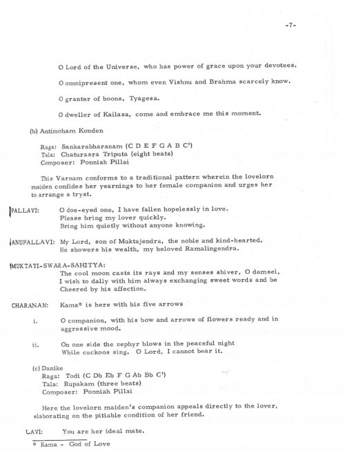 1965 November 2 Balasarasvati Classical South Indian Dance_Page_09 1965 November 2 Balasarasvati Classical South Indian Dance_Page_09
