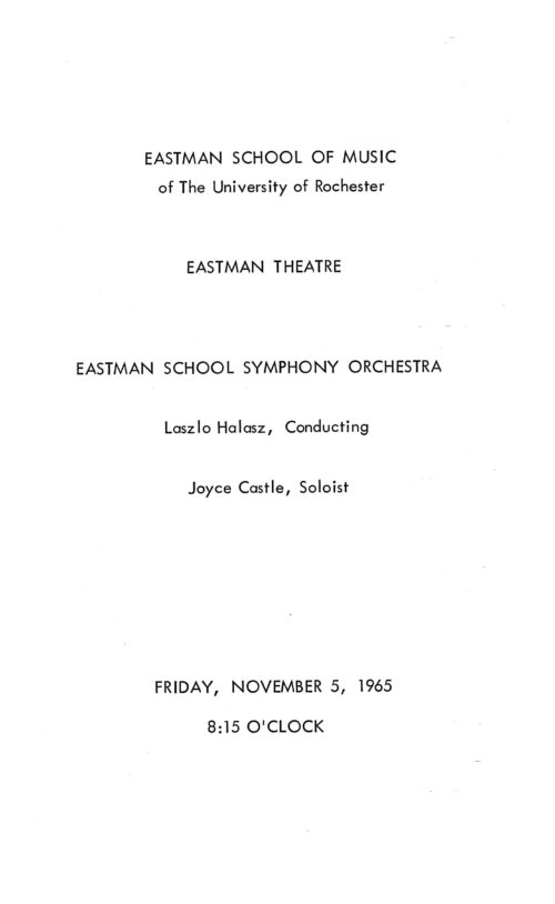 1965 November 5 Joyce Castle Mezzo with ESSO_Page_1 1965 November 5 Joyce Castle Mezzo with ESSO_Page_1