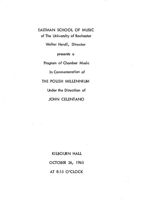 1965 October 26 Polish Millennium Concert_Page_1 1965 October 26 Polish Millennium Concert_Page_1