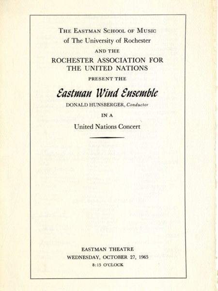 1965 October 27 EWE UN Concert page 1 1965 October 27 EWE UN Concert page 1