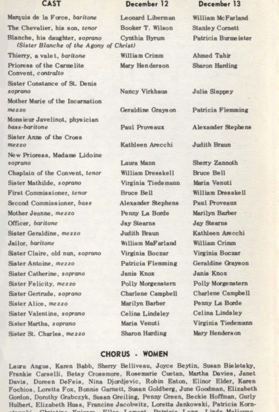 1969 December 12-13 Dialogues of the Carmelites_Page_5 1969 December 12-13 Dialogues of the Carmelites_Page_5