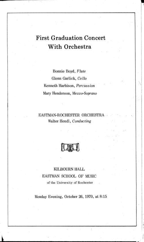 1970 October 26 First Graduation Concert with Orchestra Bonnie Boyd Flute_Page_1 1970 October 26 First Graduation Concert with Orchestra Bonnie Boyd Flute_Page_1