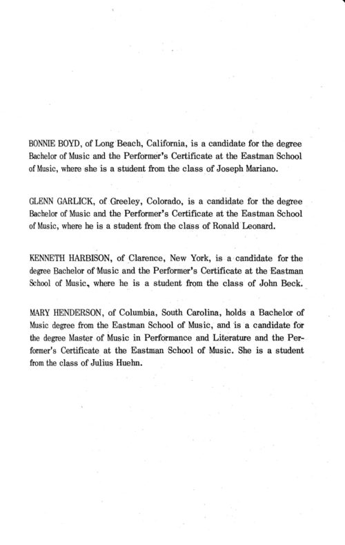 1970 October 26 First Graduation Concert with Orchestra Bonnie Boyd Flute_Page_5 1970 October 26 First Graduation Concert with Orchestra Bonnie Boyd Flute_Page_5