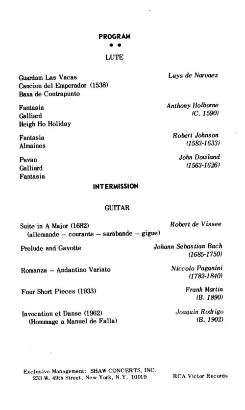 1970 October 8 Julian Bream Lute and Guitar Recital_Page_4