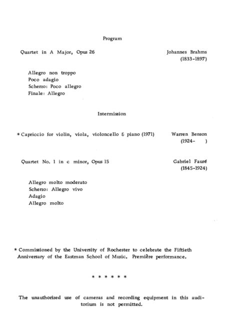 1971 November 9 Eastman Quartet_Page_3 1971 November 9 Eastman Quartet_Page_3