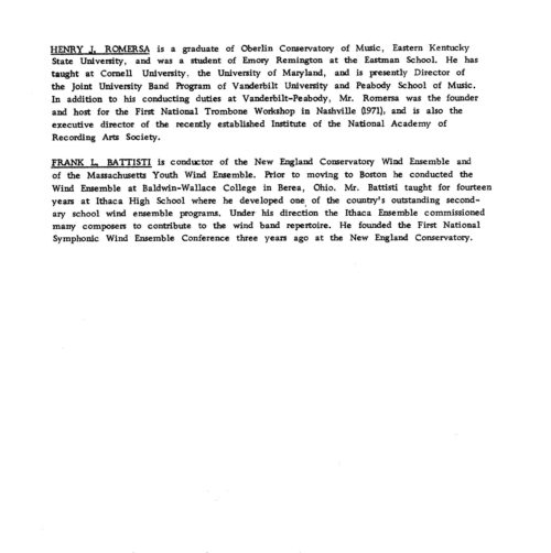 1972 April 7 Eastman Wind Ensemble page 7 1972 April 7 Eastman Wind Ensemble page 7
