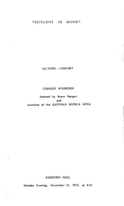 1972 November 13 Charles Wuorinen_Page_1 1972 November 13 Charles Wuorinen_Page_1