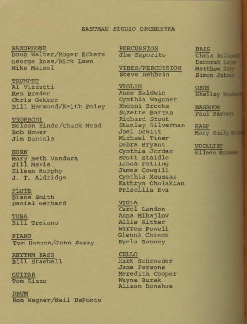 1974 November 22 Bill Dobbins with Studio Orchestra_Page_4 1974 November 22 Bill Dobbins with Studio Orchestra_Page_4