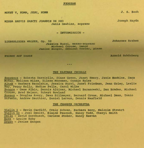 1974 October 25 Chorale_Page_2 1974 October 25 Chorale_Page_2