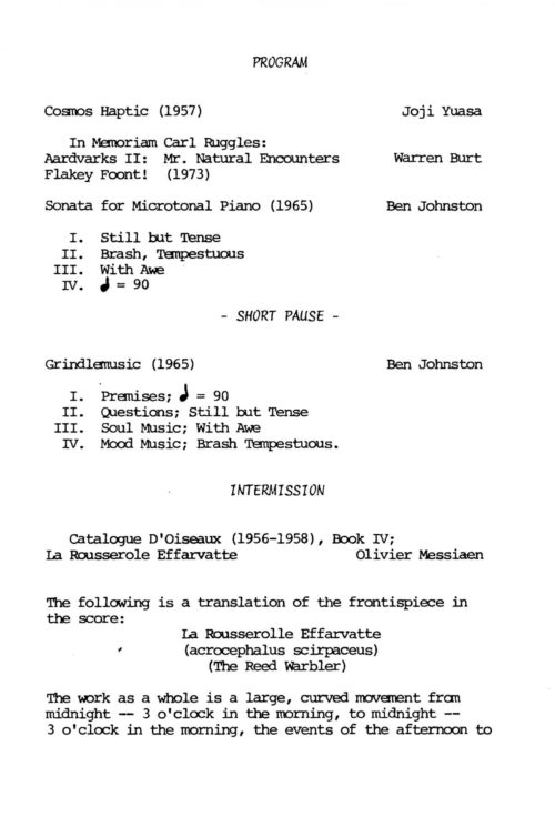 Virginia Gaburo, Pianist Page 2