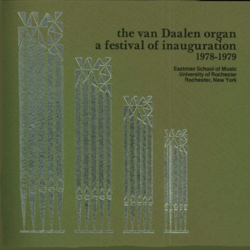 1978 October 25 Van Daalan Organ Inauguration_Page_01 1978 October 25 Van Daalan Organ Inauguration_Page_01