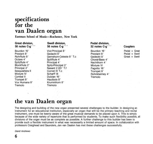 1978 October 25 Van Daalan Organ Inauguration_Page_07 1978 October 25 Van Daalan Organ Inauguration_Page_07